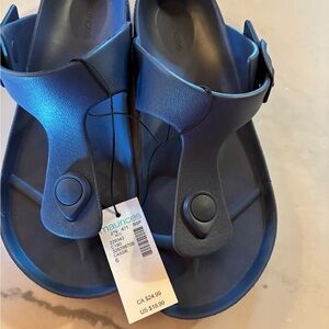 Maurices Navy Blue Slide Sandals